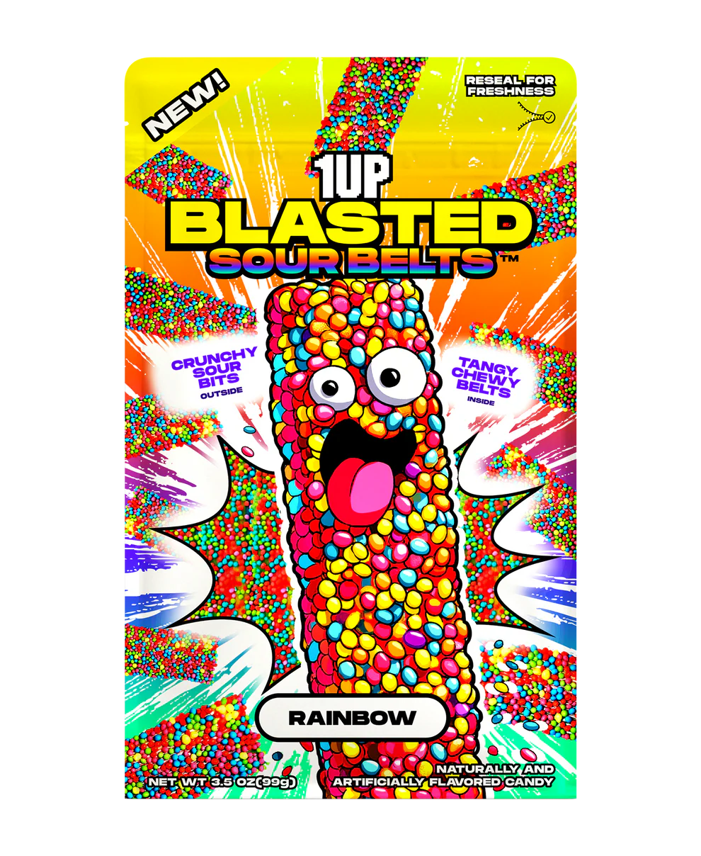 RAINBOW SOUR BELTS - RARE PRODUCT