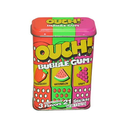 OUCH BUBBLE GUM TIN