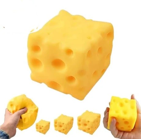 CHEESE SQUISHY TOY - GENERIC