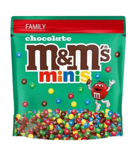 M&Ms MINIS MILK CHCOLATE - FAMILY SIZE BIG BAG
