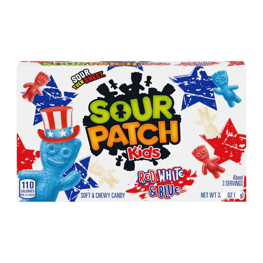 SOUR PATCH KIDS RED WHITE BLUE