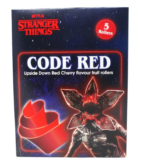 STRANGER THINGS FRUIT ROLL UPS CODE RED