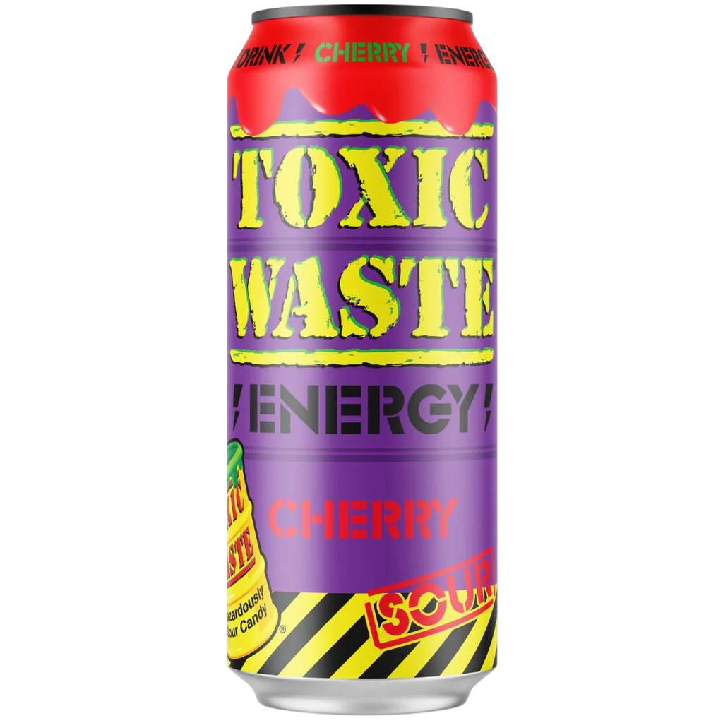 TOXIC WASTE ENERGY DRINK SOUR CHERRY - RARE