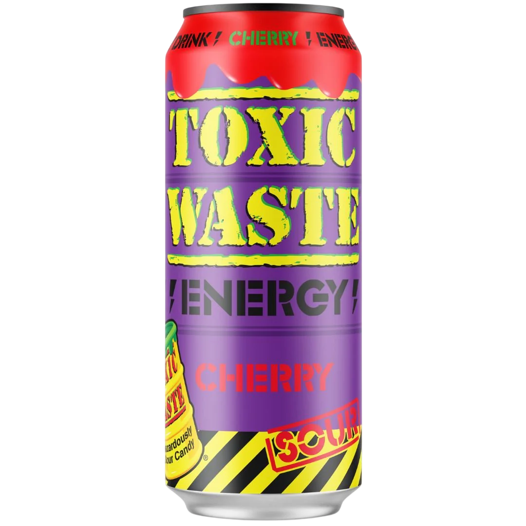TOXIC WASTE ENERGY DRINK SOUR CHERRY - RARE